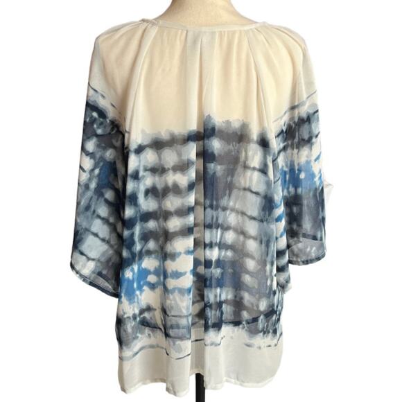 Christopher Banks Sheer Tie Dye Top Size XL - Picture 2 of 6